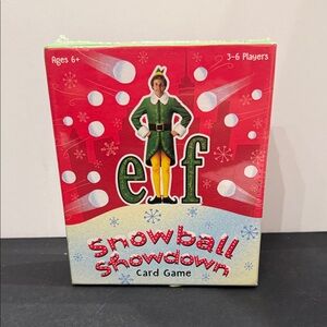 Funko Christmas Games Elf Snowball Showdown! card Game- New factory sealed